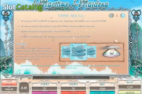 Οθόνη2. Maritime Maidens Κουλοχέρης 