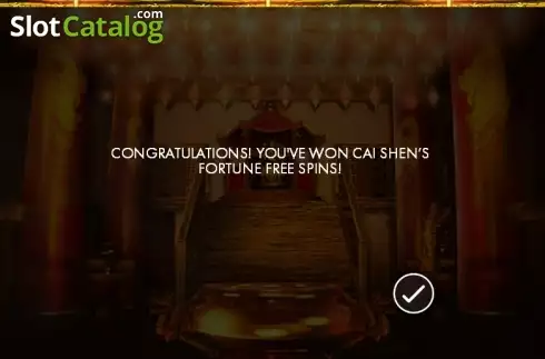 Οθόνη 5. Cai Shen's Fortune Κουλοχέρης