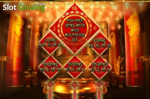 Οθόνη 6. Cai Shen's Fortune Κουλοχέρης