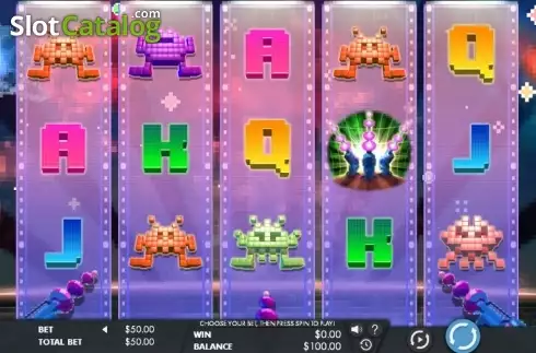 Οθόνη 1. 8 Bit Intruders Κουλοχέρης