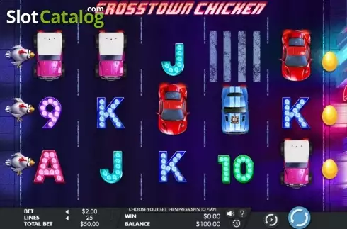 Οθόνη 1. Crosstown Chicken Κουλοχέρης 