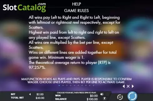 Πίνακας πληρωμών 1. Night of Sevens Κουλοχέρης