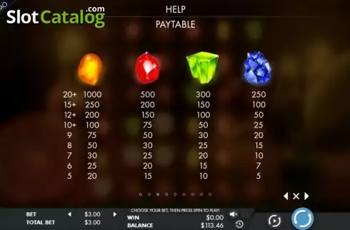 Οθόνη2. Mysterious gems Κουλοχέρης