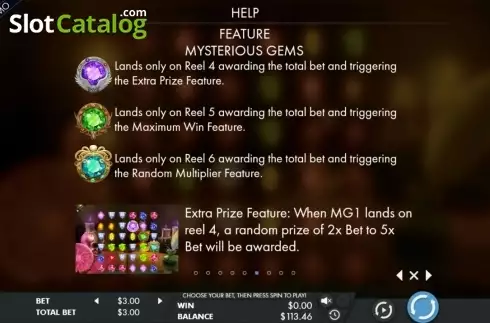 Οθόνη5. Mysterious gems Κουλοχέρης