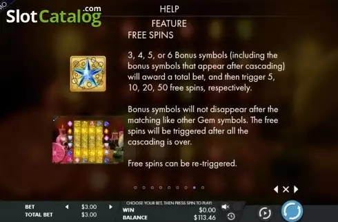 Οθόνη7. Mysterious gems Κουλοχέρης