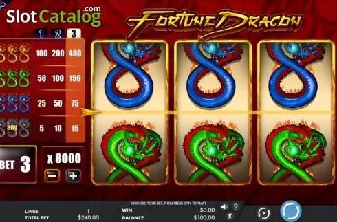 Οθόνη5. Fortune Dragon (Genesis) Κουλοχέρης