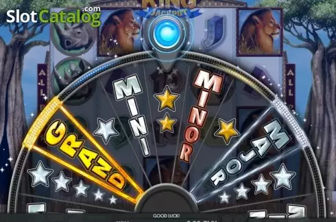 Οθόνη6. Savanna King - Jackpot Κουλοχέρης