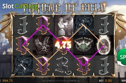 Οθόνη3. Throne of Gold Κουλοχέρης