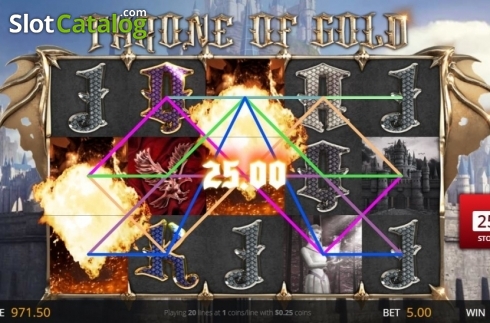 Οθόνη4. Throne of Gold Κουλοχέρης
