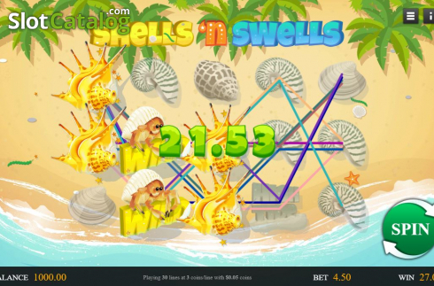 Οθόνη3. Shells 'n Swells Κουλοχέρης