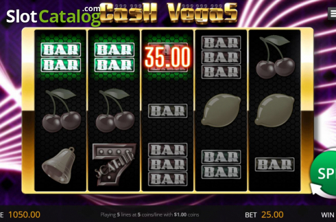 Οθόνη5. Cash Vegas Κουλοχέρης