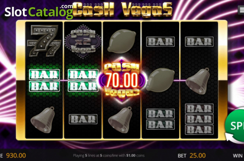 Οθόνη7. Cash Vegas Κουλοχέρης