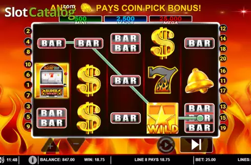 Οθόνη3. Red Hot Slots Κουλοχέρης