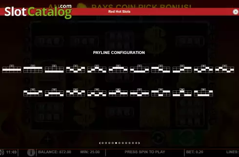 Οθόνη8. Red Hot Slots Κουλοχέρης