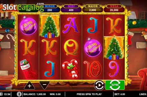 Οθόνη2. Jingle Bell Jackpots Κουλοχέρης