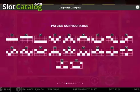 Οθόνη8. Jingle Bell Jackpots Κουλοχέρης