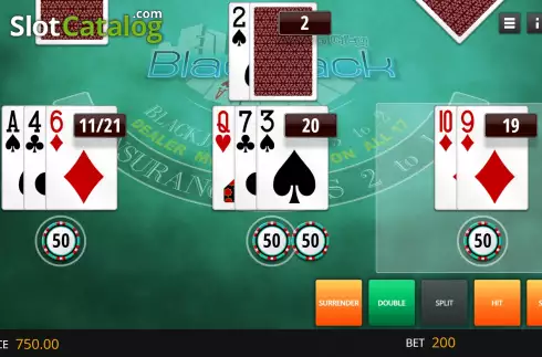 Οθόνη5. Atlantic City Blackjack (Genii) Κουλοχέρης