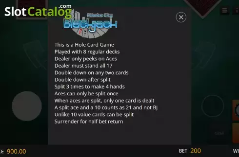 Οθόνη7. Atlantic City Blackjack (Genii) Κουλοχέρης