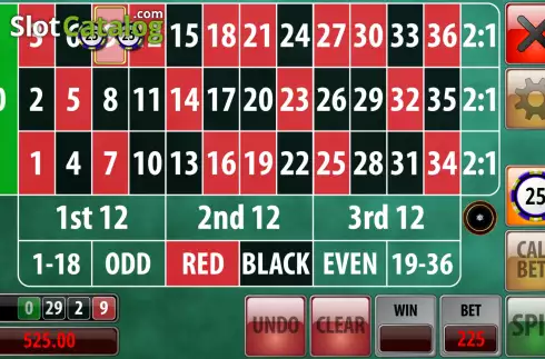 Οθόνη6. European Roulette (Genii) Κουλοχέρης
