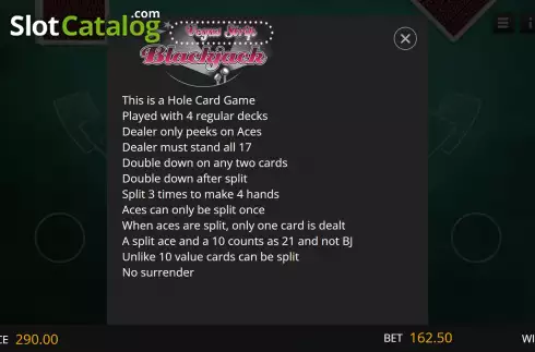 Οθόνη7. Vegas Strip Blackjack (Genii) Κουλοχέρης