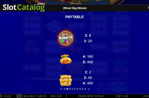 Οθόνη6. Wheel Big Winner Κουλοχέρης
