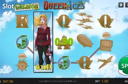 Οθόνη3. Queen of Aces Κουλοχέρης