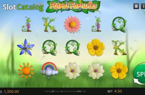 Οθόνη2. Floral Fortunes Κουλοχέρης 