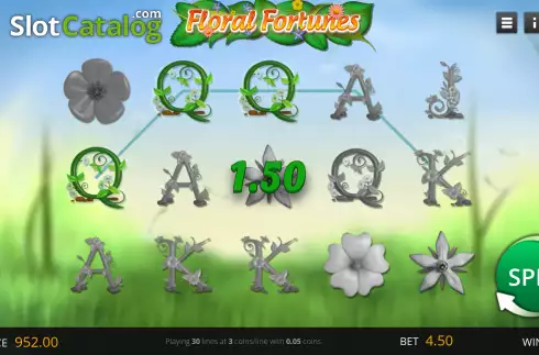 Οθόνη3. Floral Fortunes Κουλοχέρης 