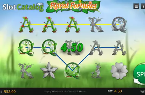 Οθόνη4. Floral Fortunes Κουλοχέρης 