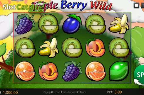Οθόνη2. Triple Berry Wild Κουλοχέρης 