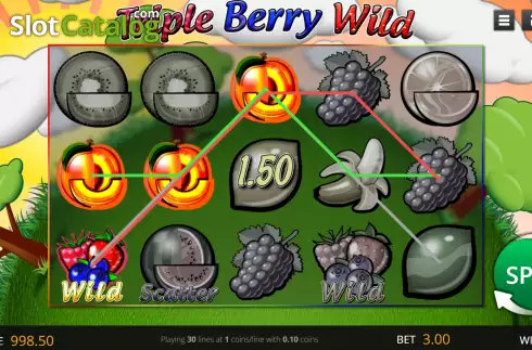 Οθόνη4. Triple Berry Wild Κουλοχέρης 
