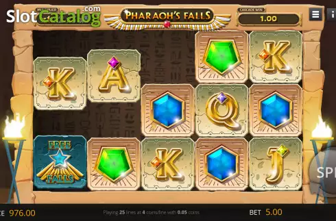 Οθόνη3. Pharaohs Falls Κουλοχέρης