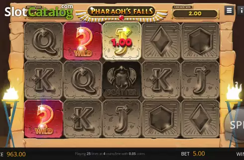 Οθόνη4. Pharaohs Falls Κουλοχέρης