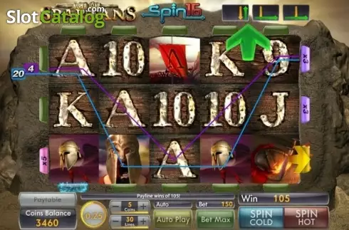 Οθόνη4. Age of Spartans Spin16 Κουλοχέρης