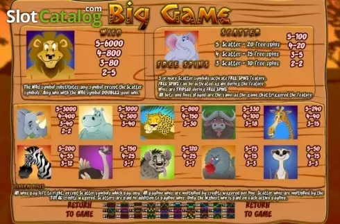 Οθόνη6. Big Game Κουλοχέρης
