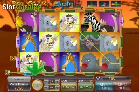 Οθόνη4. Big Game Spin16 Κουλοχέρης 