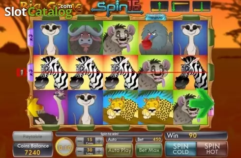 Οθόνη5. Big Game Spin16 Κουλοχέρης 