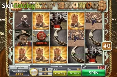 Οθόνη4. Buckin' Broncos Κουλοχέρης