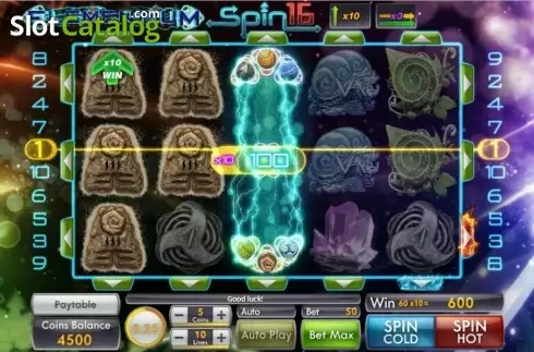 Οθόνη3. Elementium Spin16 Κουλοχέρης