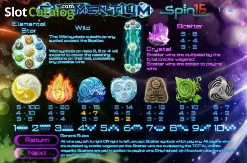 Οθόνη6. Elementium Spin16 Κουλοχέρης