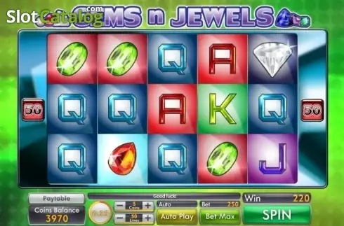 Οθόνη2. Gems n Jewels Κουλοχέρης