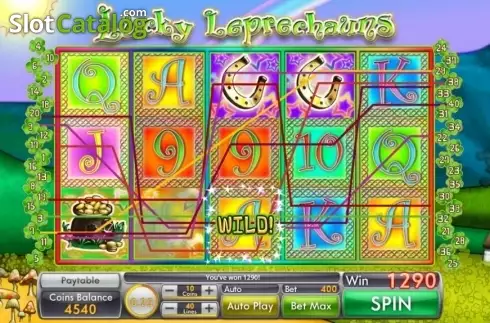 Οθόνη3. Lucky Leprechauns (Genii) Κουλοχέρης