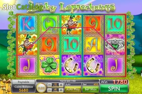 Οθόνη5. Lucky Leprechauns (Genii) Κουλοχέρης