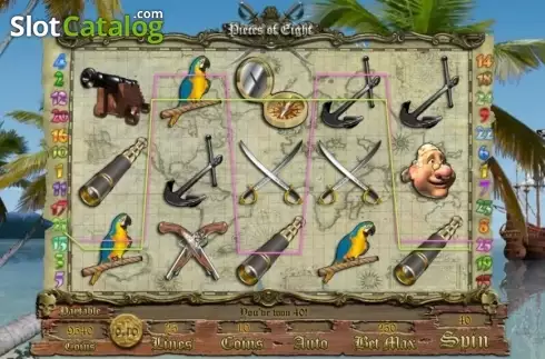 Οθόνη3. Pieces of Eight Κουλοχέρης