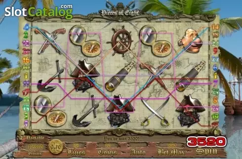 Οθόνη4. Pieces of Eight Κουλοχέρης