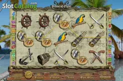 Οθόνη5. Pieces of Eight Κουλοχέρης