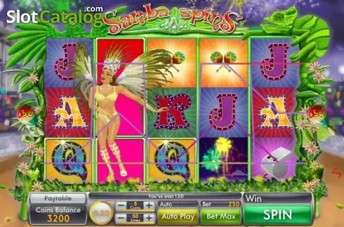 Οθόνη5. Samba Spins Κουλοχέρης 