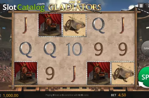 Οθόνη2. Age of Gladiators Κουλοχέρης