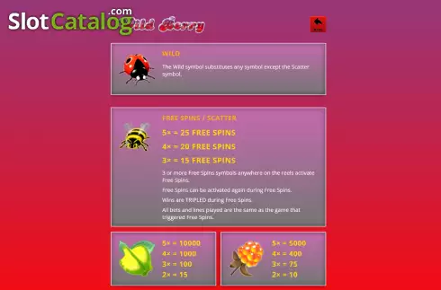 Οθόνη7. Wild Berry Κουλοχέρης