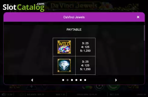 Οθόνη6. Da Vinci Jewels Κουλοχέρης